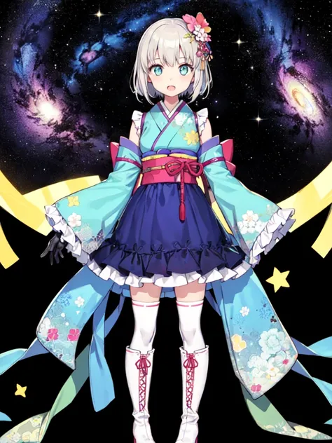 1girl、standing in front of the viewer、vtuber-fullbody、(masterpiece, highest quality, intricate details, ultra-detailed, very det...