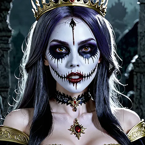 Undead princess, facial cumshot