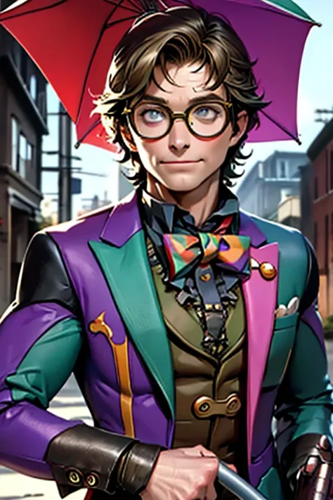 Green: Dr McCoy: Tom Baker: Gene Wilder: steampunk: David Tennant: Joker: Mad Hatter: Andrew Garfield: Jimmy Olsen: Jared Padalecki: bow tie: Joe Keery: nerdy glasses: librarian: umbrella: Willy Wonka: vacuum cleaner hose:
