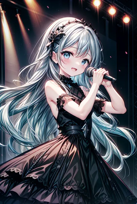 masterpiece, best quality, extremely detailed, (illustration, official art:1.1), 1 girl ,(((( light blue long hair)))), ,(((( light blue long hair)))),light blue hair, ,10 years old, long hair ((blush)) , cute face, big eyes, masterpiece, best quality,((((...