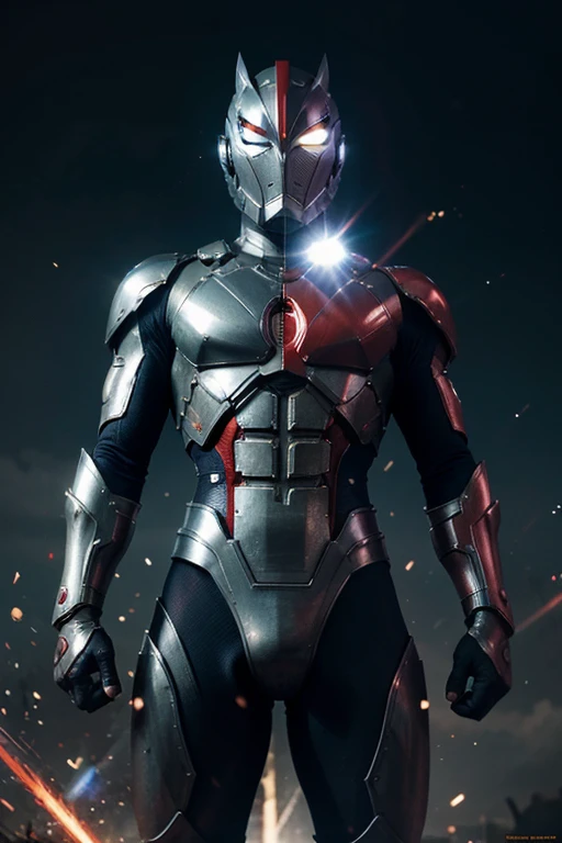 an 8K ultra-detailed anime-style poster of Ultraman is being processed. Once its ready, it will feature the iconic Ultraman in a heroic pose, complete with a full-body aura and armor suit, all enhanced with vibrant colors and dynamic manga effects. It will...