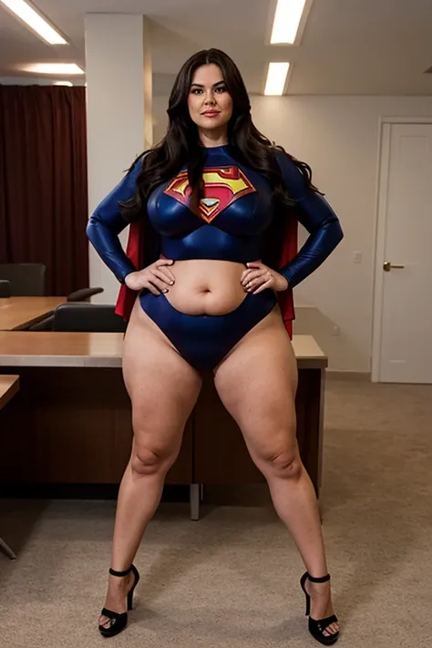 Mature bbw superheroine, full body, bbw