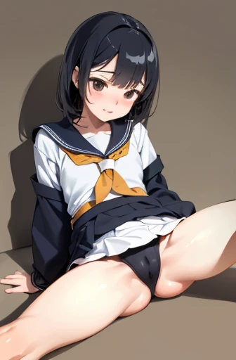 (Unity 8K Wall Pace),(highest quality),(High resolution),(Very detailed),(Perfect Anatomy),(Beautiful details),(Two middle-aged men and one young girl),break,Japanese Girls,18-year-old,Black Hair,Sailor suit,(Spread your legs:1.8),Flat Chest,Don&#39;Don&#3...