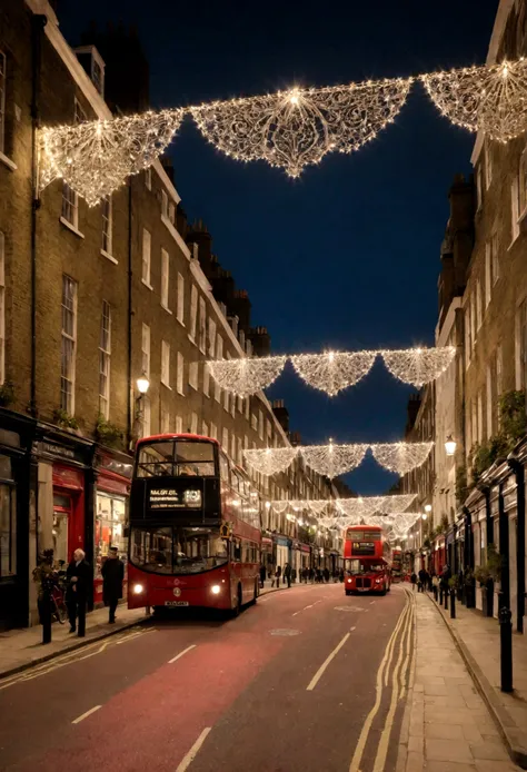 Ruas de Londres a noite