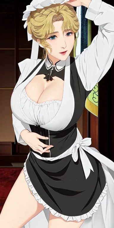 Maria_virtual machine, 巨大of_breast(((丰满ofbreast,)))(((大breast))) (((Cleavage))),, of_晚of, 独自of, victorian era_staff_Maid_, architecture_of_until, 更好of_qualidaof, Face_oftalhado, Eye_oftalhados, 高of_solve, Express_诱人of,