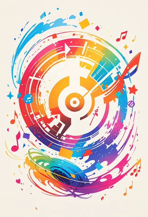 music、Note、vibration、musicロゴ