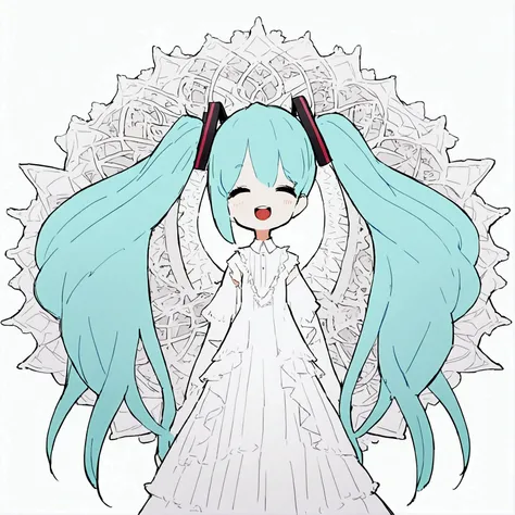 hatsune miku,  happy,