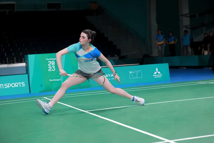 mujer, deporte, badminton, accion, detallado, alta resolucion, high definition, 4k