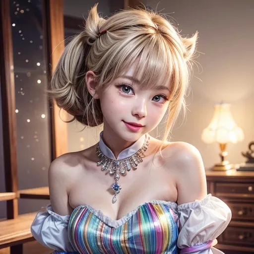 NSFW, 8k, High-level, absurd, masterpiece, best quality, primitive, very detailed CG, very detailed wallpaper, perfect lighting, Extremely detailed (((The personifying " Sun Wukong " as a Little Girl))), MysticSight, Tyndall effect, Tyndall scattering, Stu...