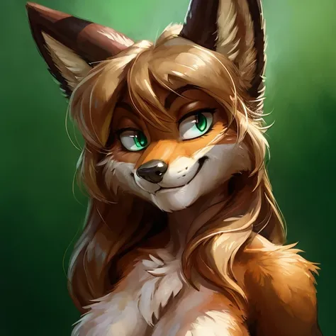 averi, fox girl, big chest, day, sexy, sensual, detailed, uploaded to e621, beautiful and detailed portrait of an anthropomorphi...