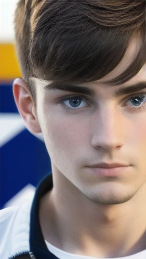 a young Scottish man, focus on face