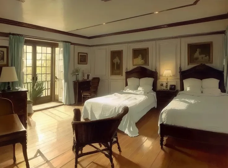 ２０Century England,　Bedroom,　