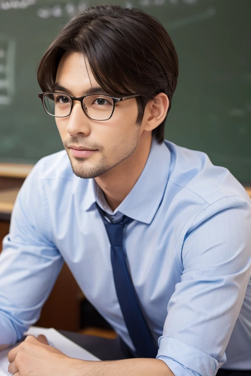 Handsome teacher