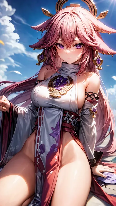 Yae Miko(purple eyes)