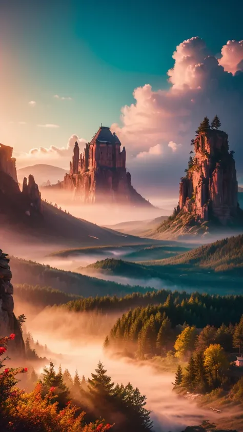 Official Art，Unity 8k wallpaper，Extremely detailed，Beauty and aesthetics，masterpiece，Best quality，The content is very detailed，Bright colors，romanticism，Summer Dream，HD，Details，Best quality，Fantasy，dreamlike，colorful，Photography，Dynamic，vivid，energetic，Ric...