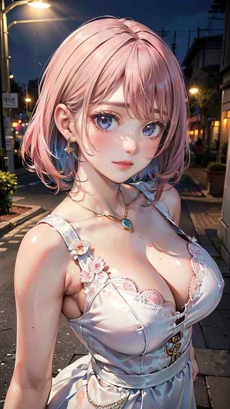 (Masterpiece, BestQuality:1.3), (ultra detailed:1.2), (hyperrealistic:1.3), (RAW photo:1.2), High detail RAW color photo, professional photograph, (Photorealistic:1.4), (realistic:1.4), professional lighting, perfect anatomy, (Blue Hair, Big Breasts:1.2), ...