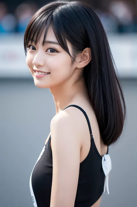 最high quality,Very detailed,finely,High resolution,8k wallpaper,Perfect dynamic composition,Young Japanese Woman,Age 25, Black Hair, thin, 4K, 8k, high quality, beauty, smile, Beautiful Eyes, Characterized by simplicity, High resolution,1 person,Japanese I...