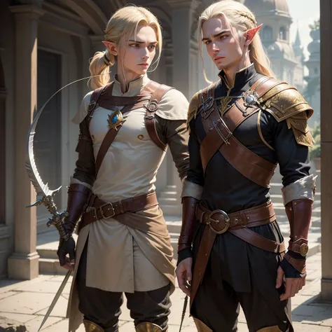 Lorraine, young half-elf, who is 19 years old, has an attractive appearance and gracefulness. His blond hair is usually pulled back into a ponytail., which emphasizes its sharpness, elven facial features. Глаза Lorraineа — глубокого зеленого цвета, always ...