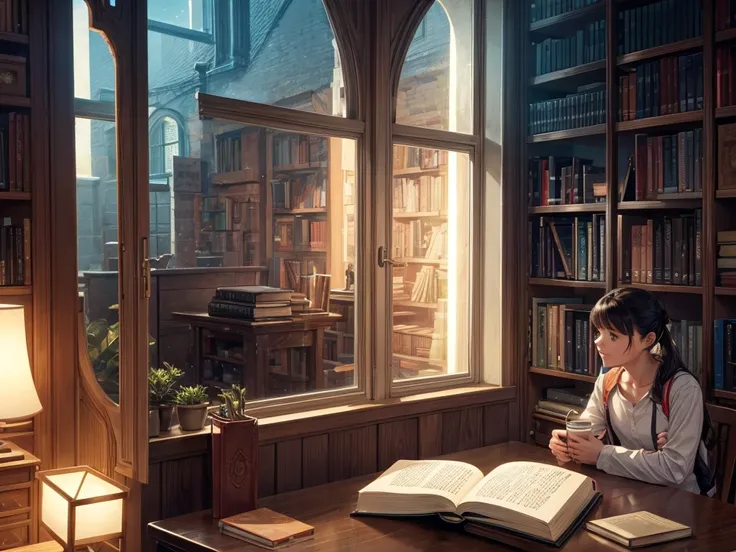 Books are a window to the world, connecting human thoughts and ideas in them, becoming knowledge and something that is very useful 