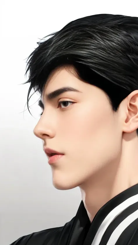 masterpiece, 1boy, adult, handsome, black hair, undercut hair, perfect face, detailed eyes and face, black eyes, clean shaved, muscular, capturing a rural atmosphere, dynamic lighting, unreal engine 5