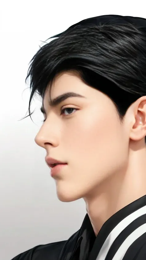 masterpiece, 1boy, adult, handsome, black hair, undercut hair, perfect face, detailed eyes and face, black eyes, clean shaved, muscular, capturing a rural atmosphere, dynamic lighting, unreal engine 5