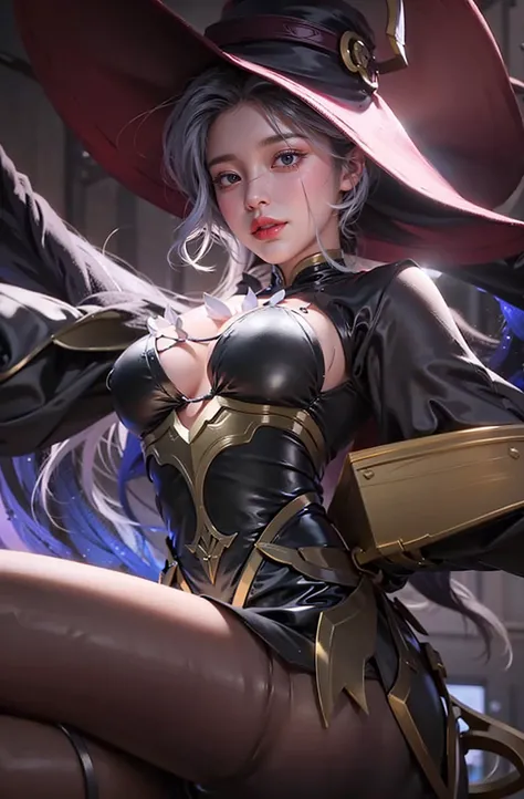 a close up of a girl(vexana) , green hair , big booobs ,  shadowbringers cinematic, 4 k detail fantasy, a beautiful fantasy empress, game cg, xianxia fantasy, xianxia hero, 2. 5 d cgi anime fantasy artwork, cinematic goddess close shot, ruan jia and artger...