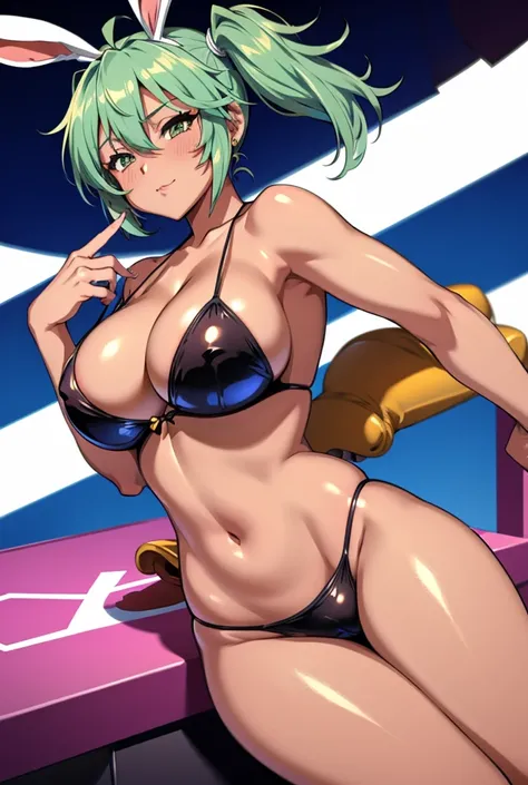 transformation　Lewd　Pervert　Dynamic Angle　Bunny girl　casino　Sexy pose