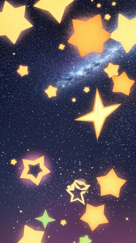 Background with vector icons of stars, scattered