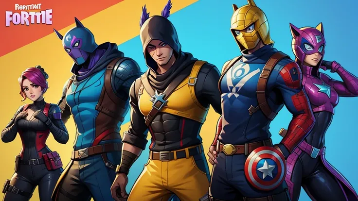 Fortnite, Marvel, wallpaper