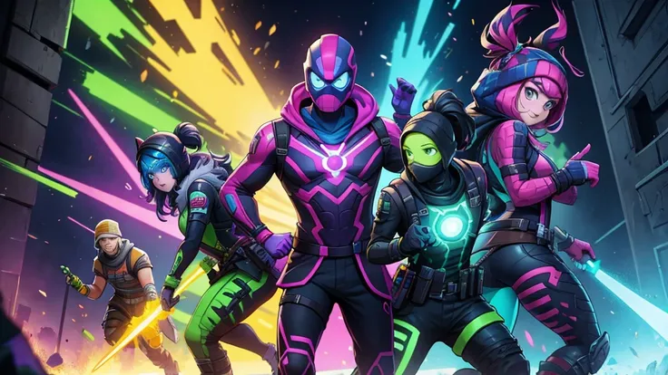 Fortnite , Terreur fluo , Marvel