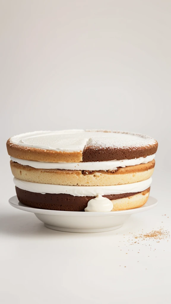 "Imagine a world where the perfect dessert is a blank canvas, ready to be filled with your most delicious creations. Describe an extraordinary dessert that stands out against a completely white background: every layer, every detail, every flavor crafted to...