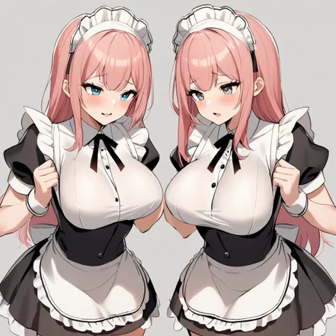 2 Busty maids 