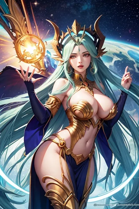 Tiamat, diosa toda poderosa, creadora de todo, madre de dioses, madre del tiempo, madre del espacio