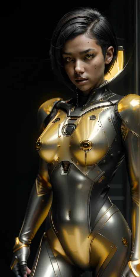 1 girl, solo, (look at viewer), ((Best quality)), ((masterpiece)), (detailed:1.4), ((upper body)), 3D, an image of a beautiful cyberpunk female,HDR (High Dynamic Range), Ray Tracing,NVIDIA RTX,Super-Resolution,Unreal 5,Subsurface scattering,PBR Texturing,P...