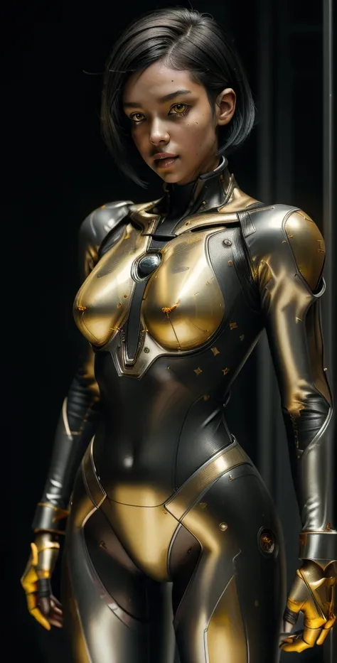 1 girl, solo, (look at viewer), ((Best quality)), ((masterpiece)), (detailed:1.4), ((upper body)), 3D, an image of a beautiful cyberpunk female,HDR (High Dynamic Range), Ray Tracing,NVIDIA RTX,Super-Resolution,Unreal 5,Subsurface scattering,PBR Texturing,P...