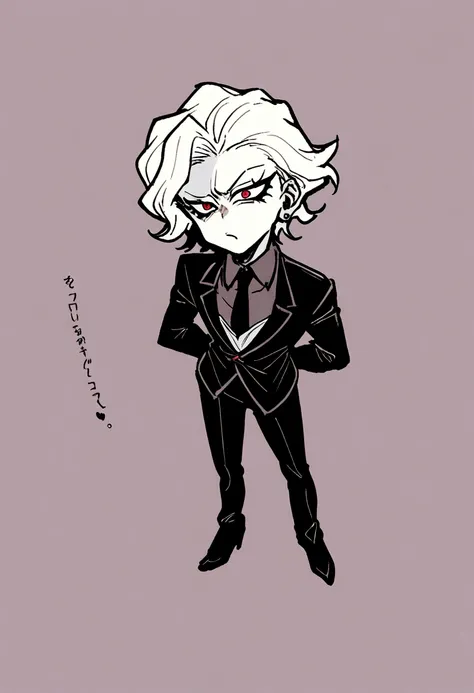 Akira Fudo, Devilman Crybaby, Male, with black clothes