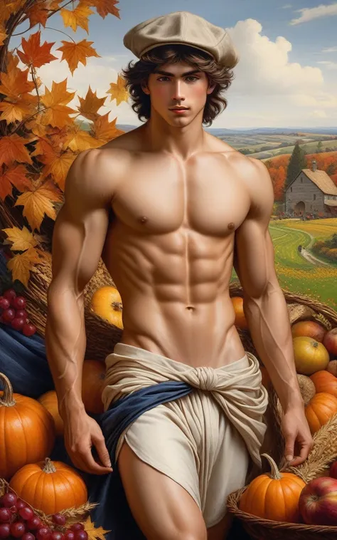 fullbody,  in 1800´s rococo +caravaggio+ john william_waterhouse, ultradetailed art style, 

young, barefoot, handsome, white skin, naked, perfect detailed feet, gorgeous, shirless, panless, barefoot,  inocent gaze, gentle look, perefect anatomy, skinny de...