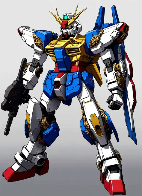 Zoidecha、Saber Tiger、Gundam、robot、Zoids対Gundam