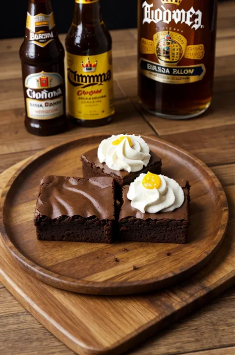 Brownie con una corona
