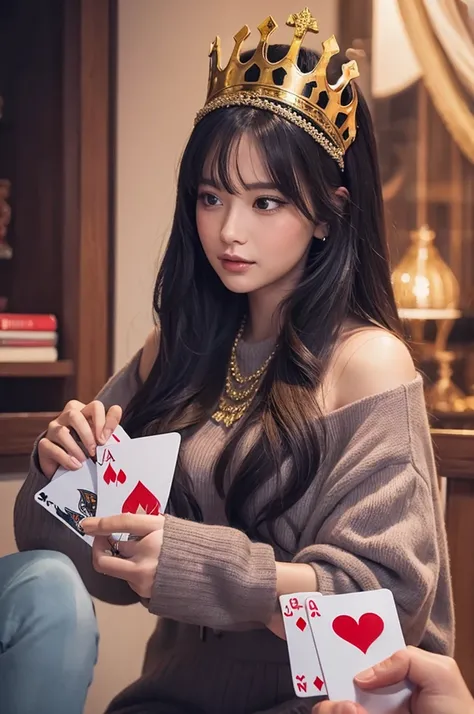 King of Playing Cards&Queen Illustration