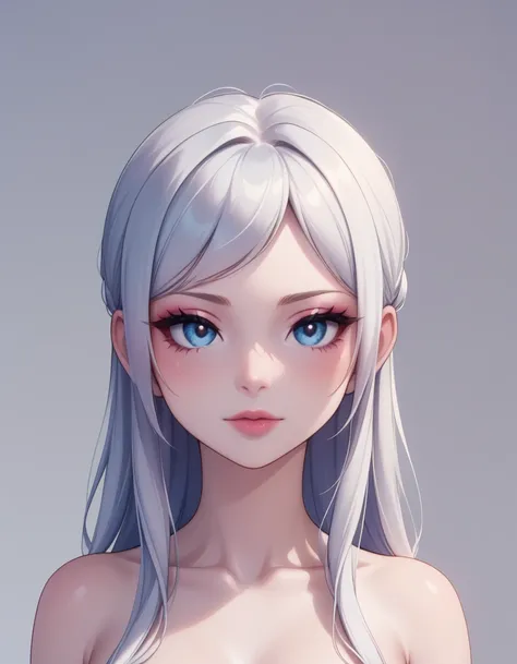 Douyin glossy makeup beautiful girl with glowing white skin, rendered in an artistic paint style with soft contrast and shading. Highly detailed digital painting in a cinematic setting, character design by top artists. 4k resolution.