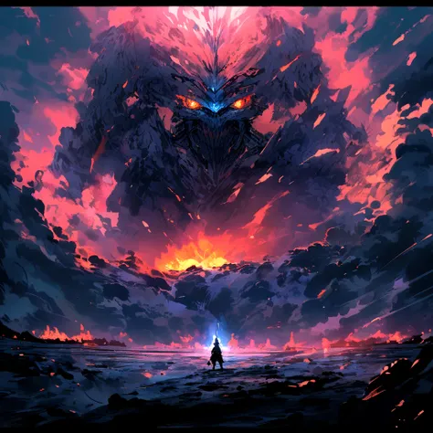 Samurai drawing sword Half kneeling stance Wick face in front Mechanical ascension There is an explosion scene behind the sword light 4K color is blue