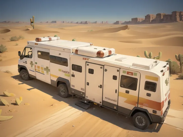  (in desert:1.5) , (5 ambulances:1.5) 