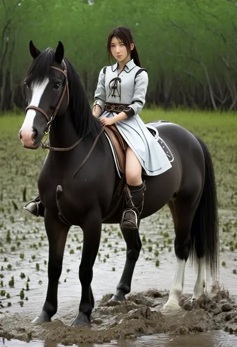 (((masterpiece))),(((highest quality))),((Tabletop:1.4, highest quality)), (Realな写真:1.4), 
((1 cute girl knight)),rodeo,
(超High resolution:1.2),, wonderful, Very detailed CG Unity 8k wallpaper, Very detailed, High resolution,draft horse ridden by japanese ...