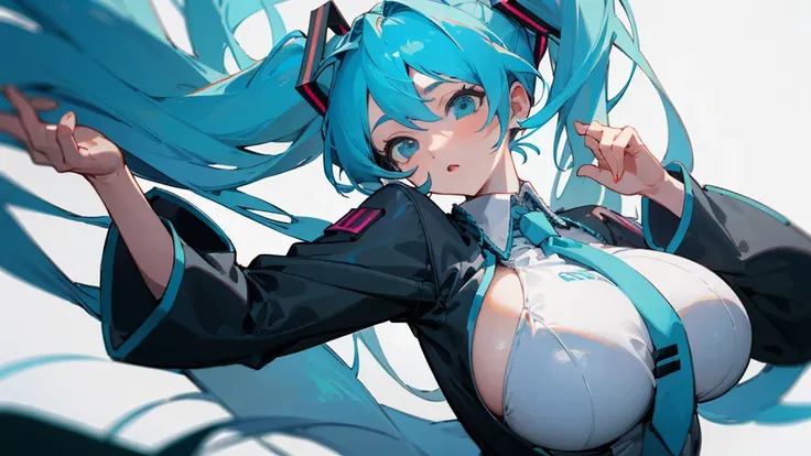 masterpiece, Highest quality,One girl, Hatsune Miku, Huge breastsmasterpiece, Highest quality,One girl, Hatsune Miku, Huge breasts, Huge breasts, Huge breasts, Huge breasts, Huge breasts, Huge breasts, Huge breasts