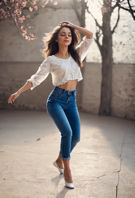 Beautiful girl dancing video