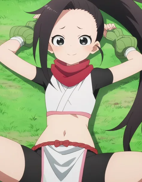 anime coloring, anime screencap, source_anime, anime,uncensored ,break1girl,kunotsubaki, black eyes, black hair, long hair, asym...