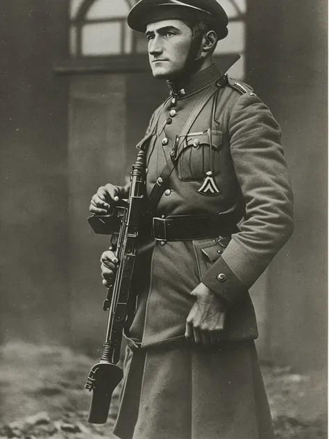 image of a german army soldier during the first world war