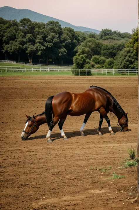 Horses praying ground 