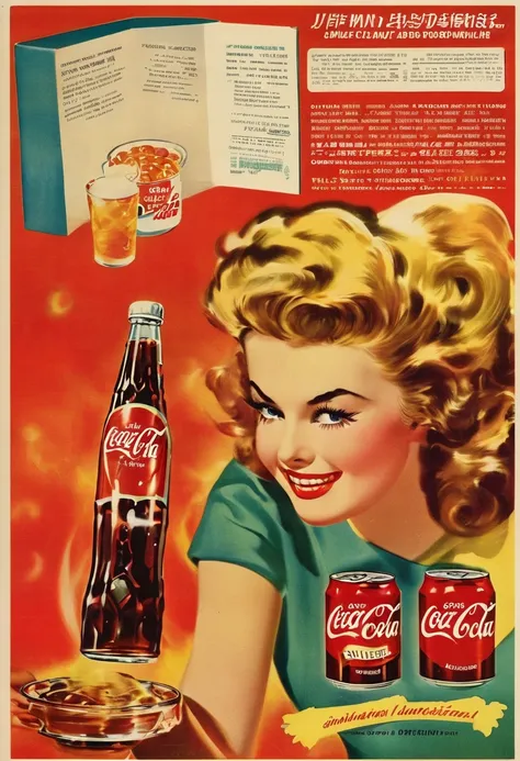 Brochure for cola-flavored stimulant